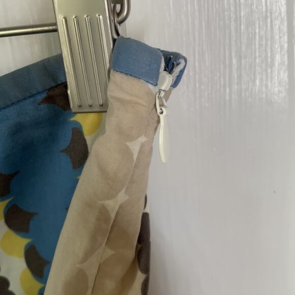 BODEN Bubble Striped Flare Side-zip Skirt W-646 Sz 10 - Picture 5 of 7